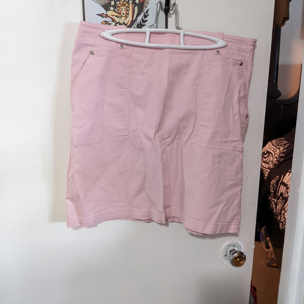 Pink cotton skirt